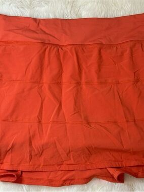 lululemon athletica Orange Athletic Skirt